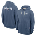 Davalo NE.Patriots Blue Rivalries Collection Hoodies Limited Game Blank Player Stitched Jerseys