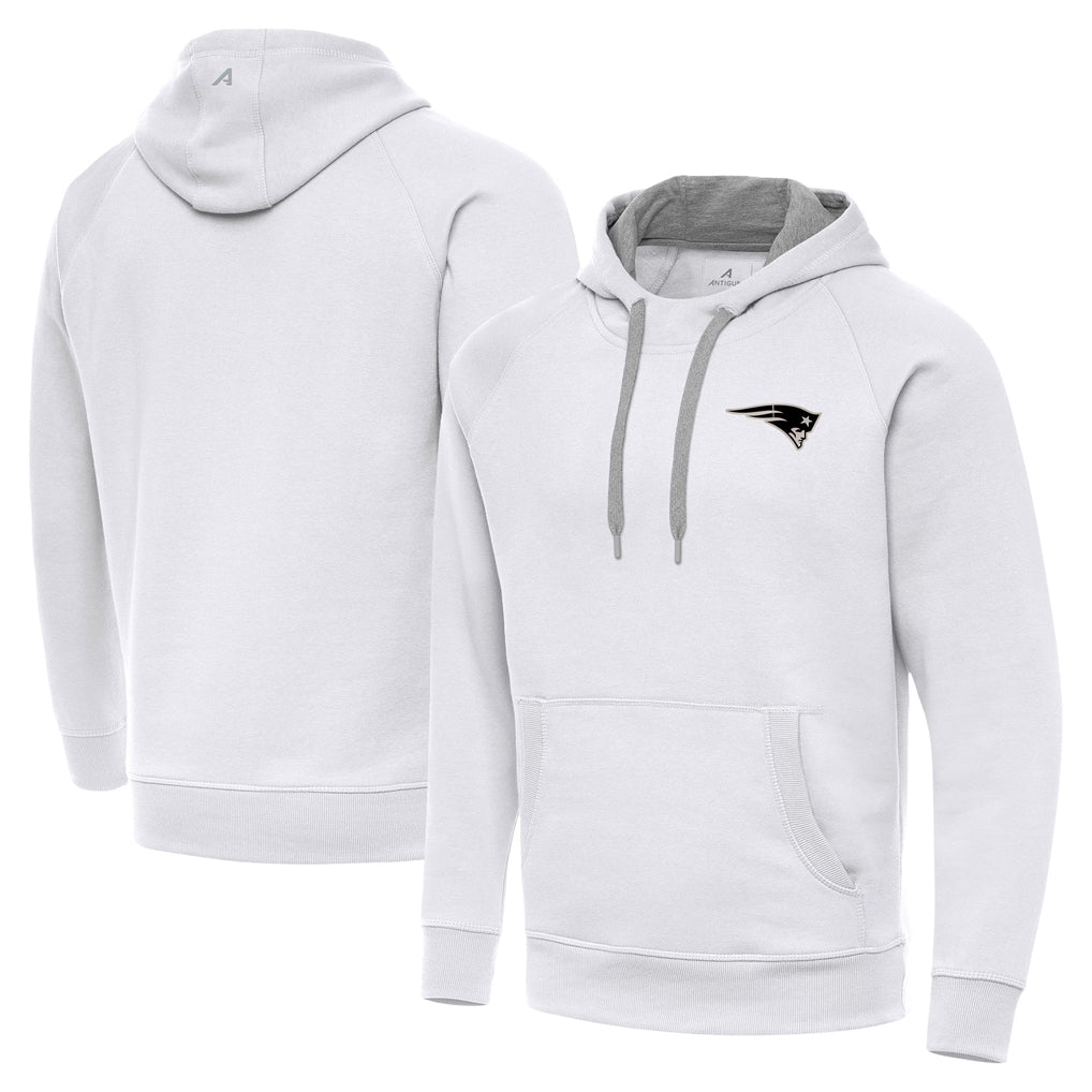Davalo NE.Patriots White Pullover Hoodies Limited Blank Player Stitched Jerseys