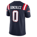 Davalo NE.Patriots #0 Christian Gonzalez Navy Team Vapor F.U.S.E. Stitched Limited Jerseys