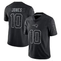 Davalo NE.Patriots #10 Drake Maye Player Black REFLECTIVE Limited Stitched Jerseys