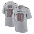 Davalo NE.Patriots #10 Drake Maye Player Gray Fashion Limited Home Game Stitched Jerseys