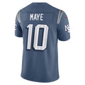 Davalo NE.Patriots #10 Drake Maye Player Storm Blue Rivalries Collection Limited Stitched Jerseys