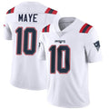 Davalo NE.Patriots #10 Drake Maye Player White Vapor Limited Stitched Jerseys