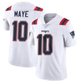 Davalo NE.Patriots #10 Drake Maye Player White Vapor Untouchable Home Game Stitched Jerseys