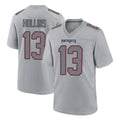 Davalo NE.Patriots #13 Mack Hollins Player Gray Fashion Limited Home Game Stitched Jerseys