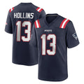 Davalo NE.Patriots #13 Mack Hollins Player Navy Home Game Stitched Jerseys