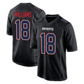 Davalo NE.Patriots #18 Kyle Williams Player Carbon Fashion Limited Home Game Stitched Jerseys