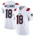 Davalo NE.Patriots #18 Kyle Williams Player White Vapor Untouchable Home Game Stitched Jerseys
