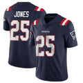 Davalo NE.Patriots #25 Marcus Jones Player Navy Vapor Untouchable Home Game Stitched Jerseys