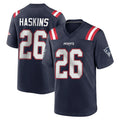 Davalo NE.Patriots #26 Hassan Haskins Navy Home Game Stitched Jerseys