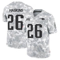 Davalo NE.Patriots #26 Hassan Haskins Player Arctic Camo Salute To Service Limited Game Stitched Jerseys