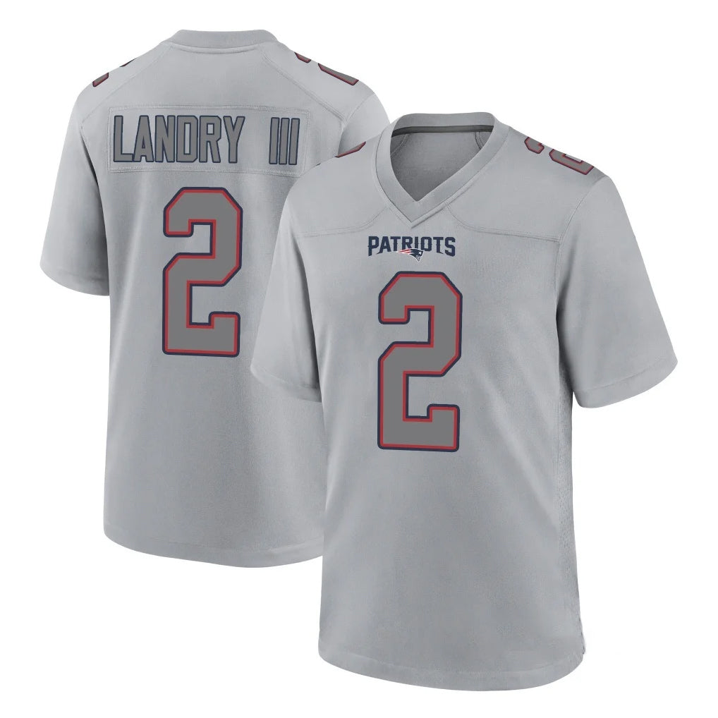 Davalo NE.Patriots #2 Harold Landry III Player Gray Fashion Limited Home Game Stitched Jerseys