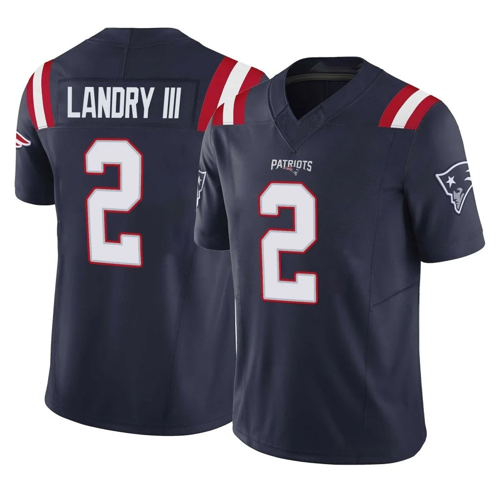 Davalo NE.Patriots #2 Harold Landry III Player Navy Limited Vapor F.U.S.E. Home Game Stitched Jerseys