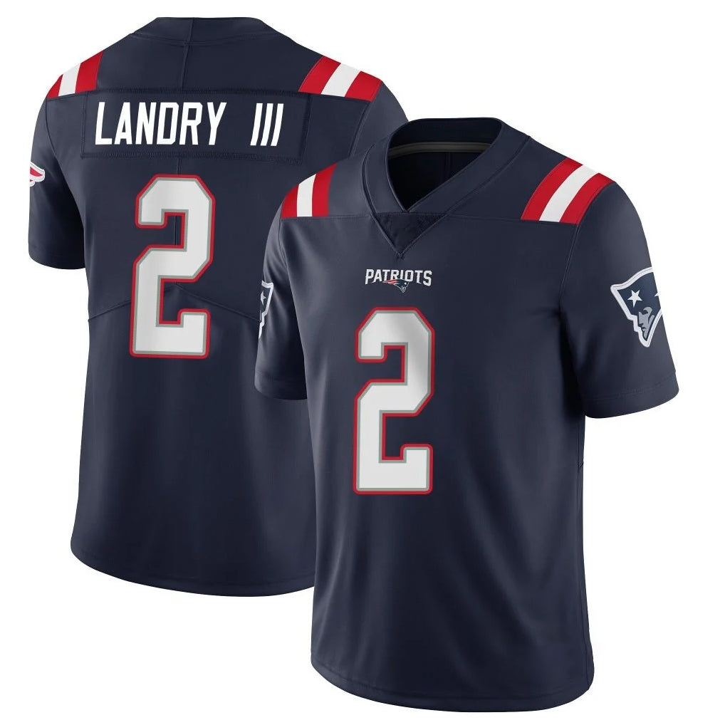 Davalo NE.Patriots #2 Harold Landry III Player Navy Vapor Untouchable Home Game Stitched Jerseys