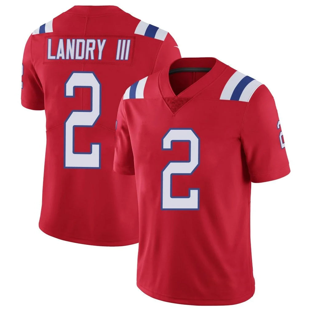 Davalo NE.Patriots #2 Harold Landry III Player Red Vapor Untouchable Home Game Stitched Jerseys