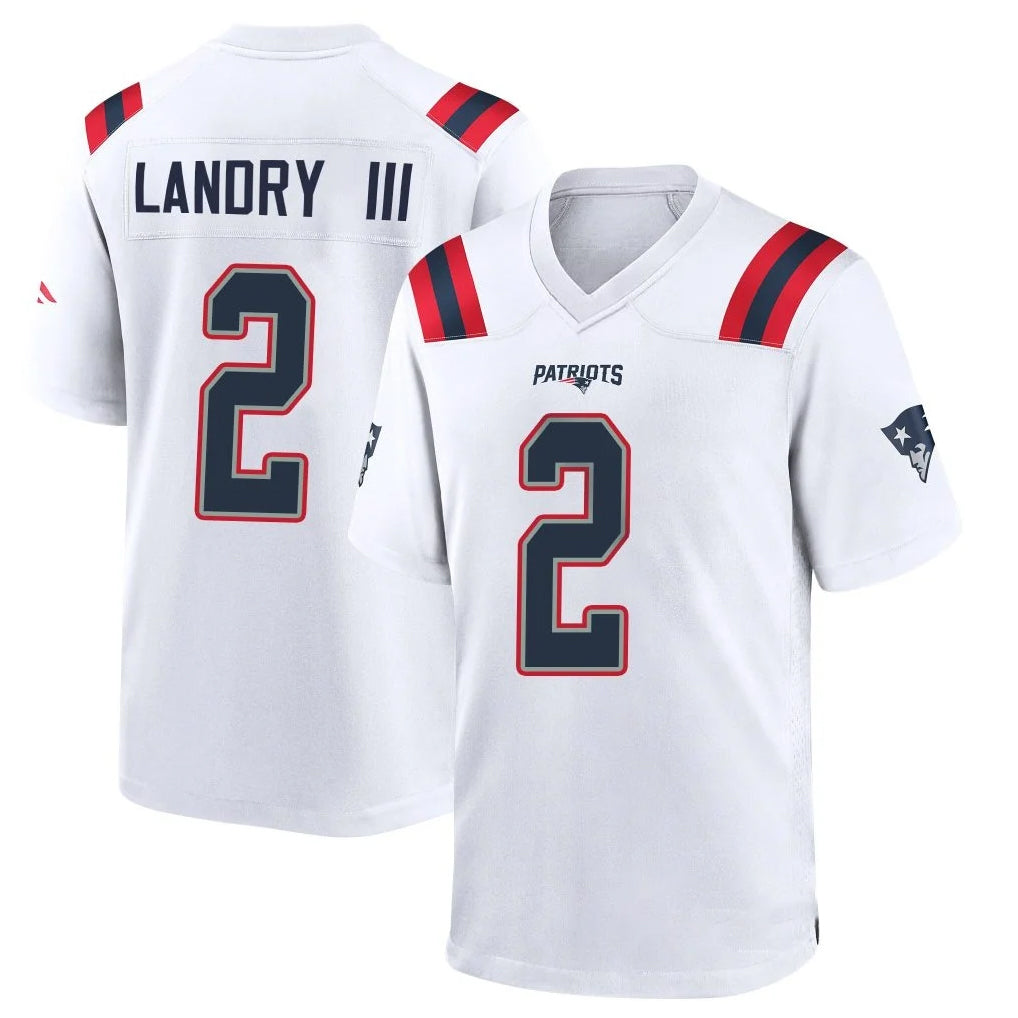 Davalo NE.Patriots #2 Harold Landry III Player White Home Game Stitched Jerseys