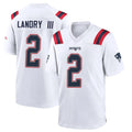 Davalo NE.Patriots #2 Harold Landry III Player White Home Game Stitched Jerseys