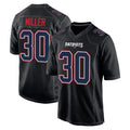 Davalo NE.Patriots #30 Jam Miller Player Carbon Fashion Limited Home Game Stitched Jerseys