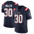 Davalo NE.Patriots #30 Jam Miller Player Navy Vapor Untouchable Home Game Stitched Jerseys
