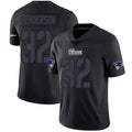 Davalo NE.Patriots #32 TreVeyon Henderson Player Black Limited Impact Stitched Jerseys