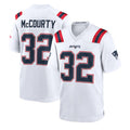 Davalo NE.Patriots #32 TreVeyon Henderson Player White Home Game Stitched Jerseys