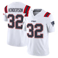 Davalo NE.Patriots #32 TreVeyon Henderson Player White Limited Vapor F.U.S.E. Home Game Stitched Jerseys