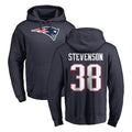 Davalo NE.Patriots #38 Rhamondre Stevenson Player Navy LOGO Pullover Hoodies Home Game Stitched Jerseys
