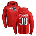 Davalo NE.Patriots #38 Rhamondre Stevenson Player Red LOGO Pullover Hoodies Home Game Stitched Jerseys