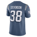 Davalo NE.Patriots #38 Rhamondre Stevenson Player Storm Blue Rivalries Collection Limited Stitched Jerseys