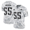 Davalo NE.Patriots #55 Jared Wilson Player Arctic Camo Salute To Service Limited Game Stitched Jerseys