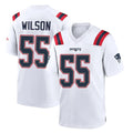 Davalo NE.Patriots #55 Jared Wilson Player White Home Game Stitched Jerseys