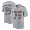 Davalo NE.Patriots #75 Alijah Vera-Tucker Player Gray Fashion Limited Home Game Stitched Jerseys