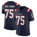 Davalo NE.Patriots #75 Alijah Vera-Tucker Player Navy Vapor Untouchable Home Game Stitched Jerseys