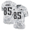 Davalo NE.Patriots #85 Hunter Henry Player Arctic Camo Salute to Service Limited Stitched Jerseys