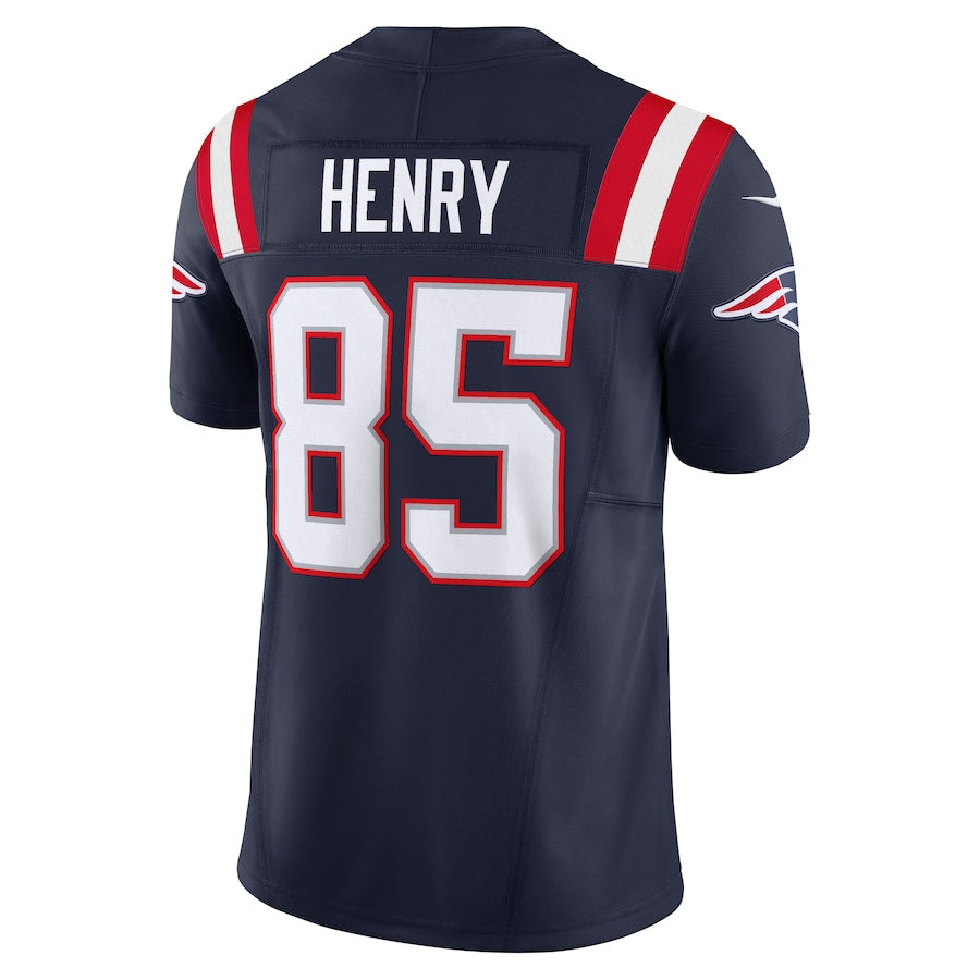 Davalo NE.Patriots #85 Hunter Henry Player Navy Vapor F.U.S.E. Limited Stitched Jerseys