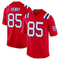 Davalo NE.Patriots #85 Hunter Henry Player Red Home Game Stitched Jerseys