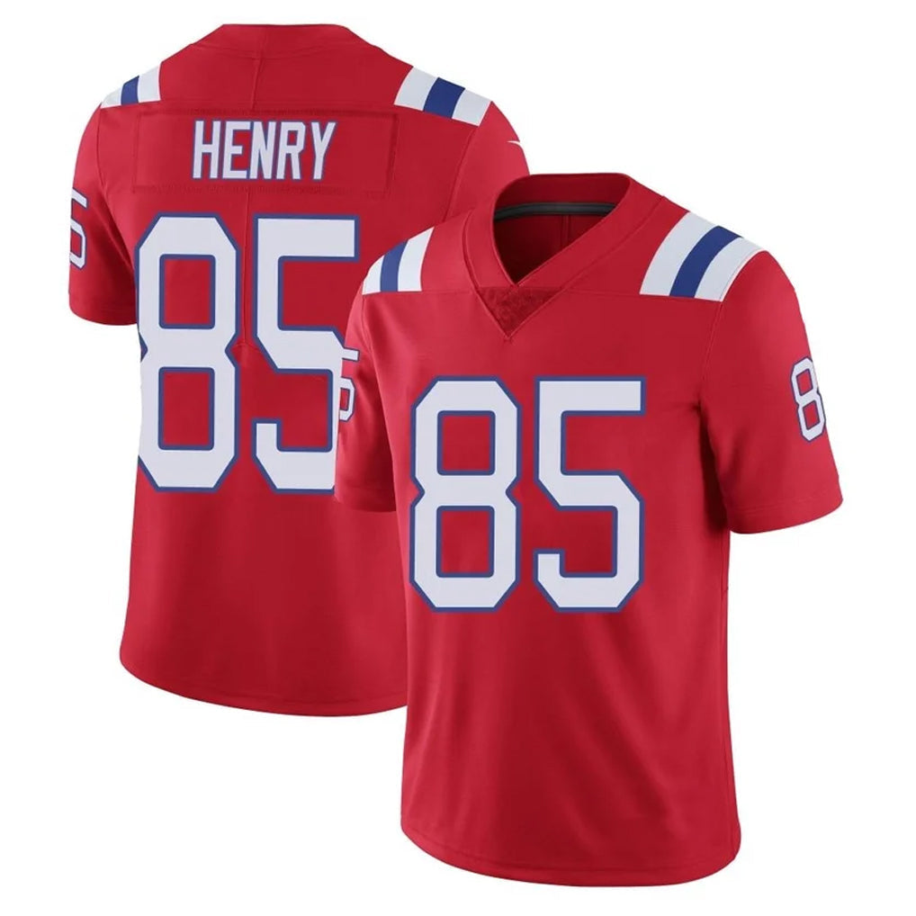Davalo NE.Patriots #85 Hunter Henry Player Red Vapor Untouchable Home Game Stitched Jerseys