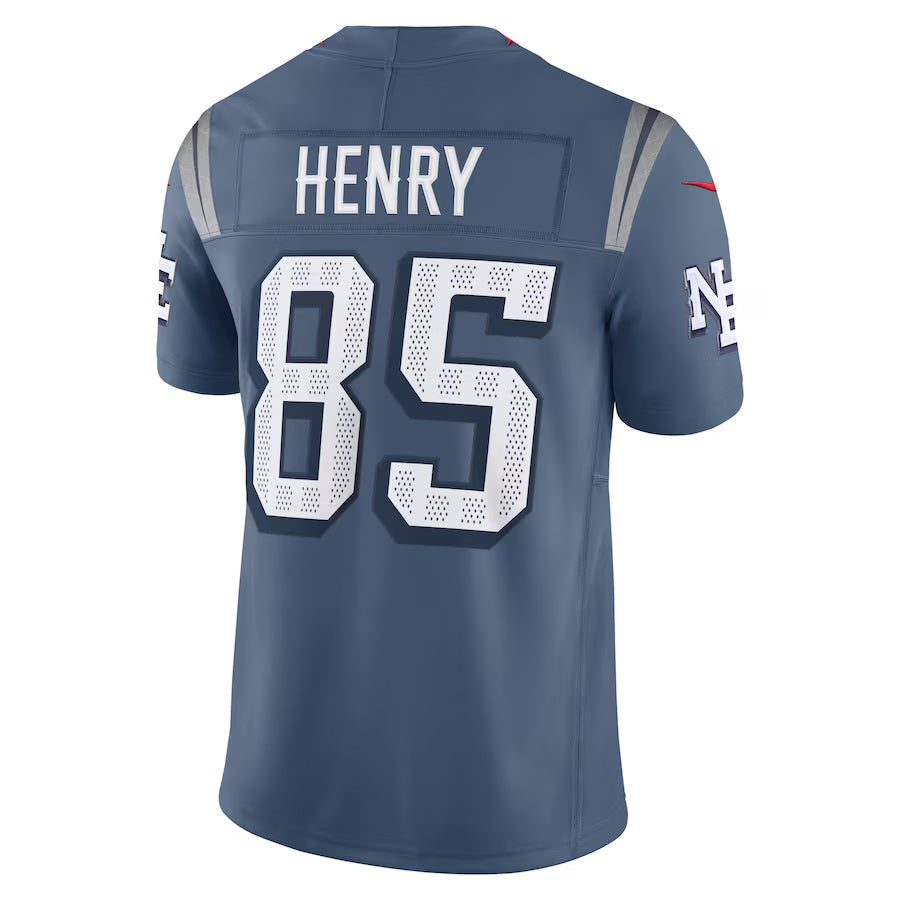 Davalo NE.Patriots #85 Hunter Henry Player Storm Blue Rivalries Collection Limited Stitched Jerseys
