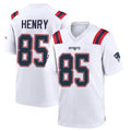 Davalo NE.Patriots #85 Hunter Henry Player White Home Game Stitched Jerseys