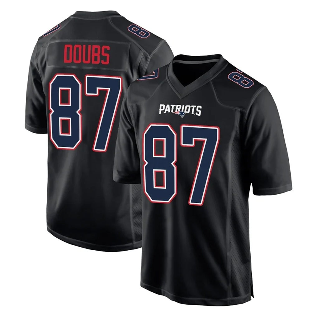 Davalo NE.Patriots #87 Romeo Doubs Player Carbon Fashion Limited Home Game Stitched Jerseys