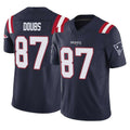 Davalo NE.Patriots #87 Romeo Doubs Player Navy Limited Vapor F.U.S.E. Home Game Stitched Jerseys