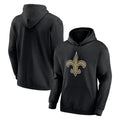 Davalo NO.Saints Black Pullover Hoodies Limited Blank Player Stitched Jerseys