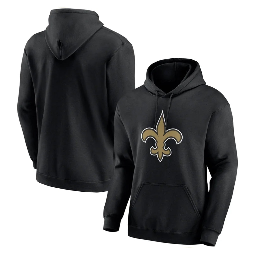 Davalo NO.Saints Black Pullover Hoodies Limited Blank Player Stitched Jerseys