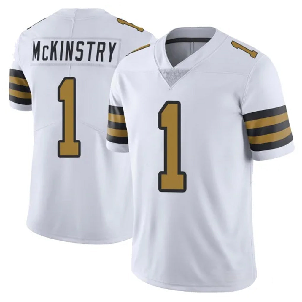 Davalo NO.Saints #1 Kool-Aid McKinstry Player White Limited Color Rush Home Game Stitched Jerseys