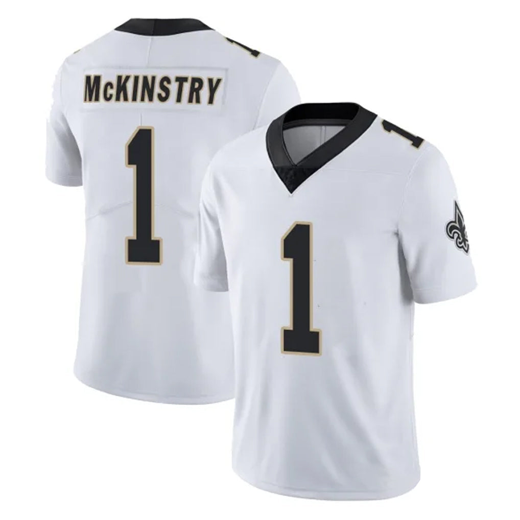 Davalo NO.Saints #1 Kool-Aid McKinstry Player White Limited Vapor Untouchable Home Game Stitched Jerseys