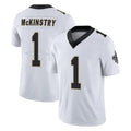 Davalo NO.Saints #1 Kool-Aid McKinstry Player White Limited Vapor Untouchable Home Game Stitched Jerseys