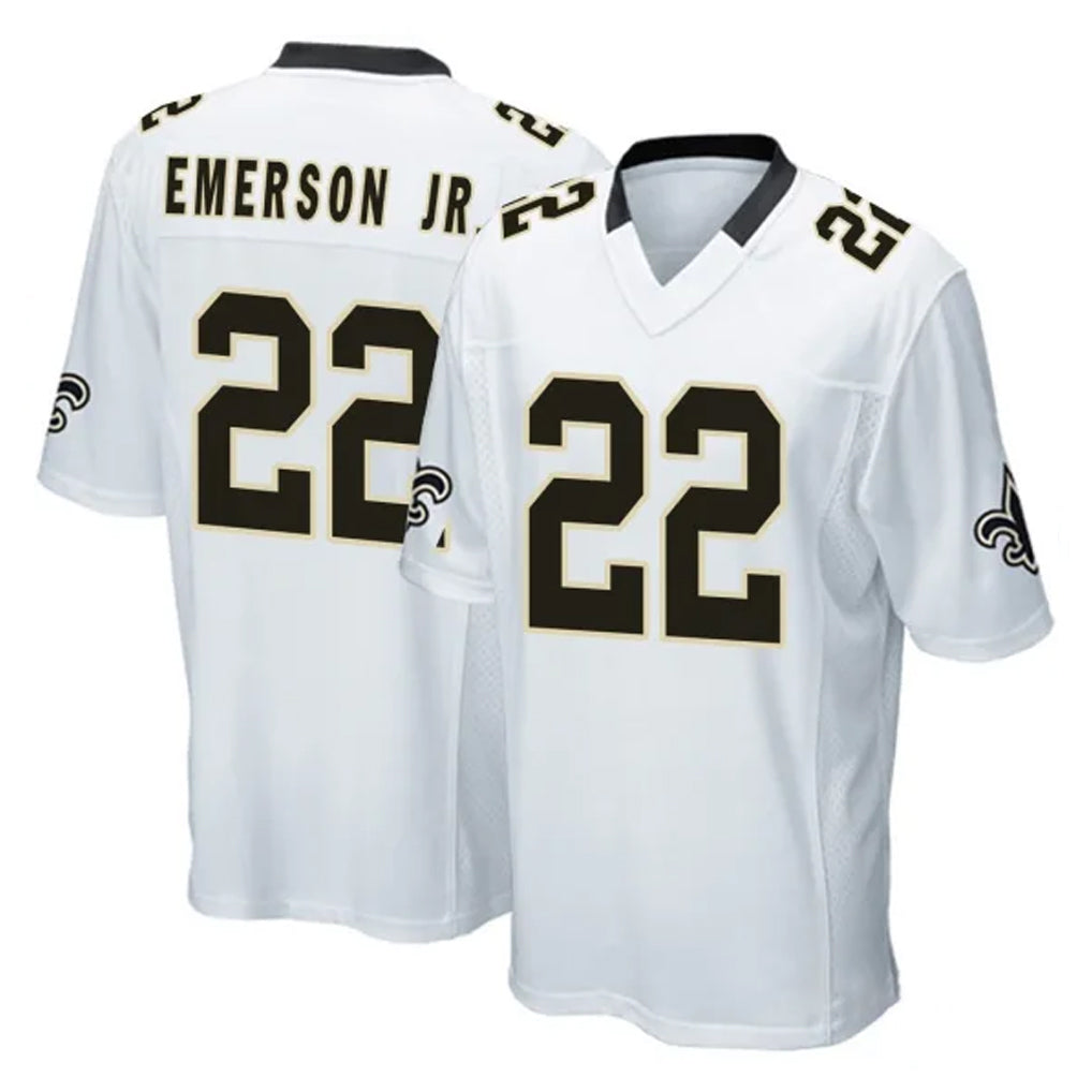 Davalo NO.Saints #22 Martin Emerson Jr. Player White Home Game Stitched Jerseys
