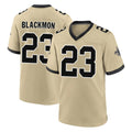 Davalo NO.Saints #23 Julian Blackmon Player Gold Home Game Stitched Jerseys