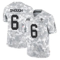 Davalo NO.Saints #6 Tyler Shough Player Arctic Camo Salute To Service Limited Game Stitched Jerseys