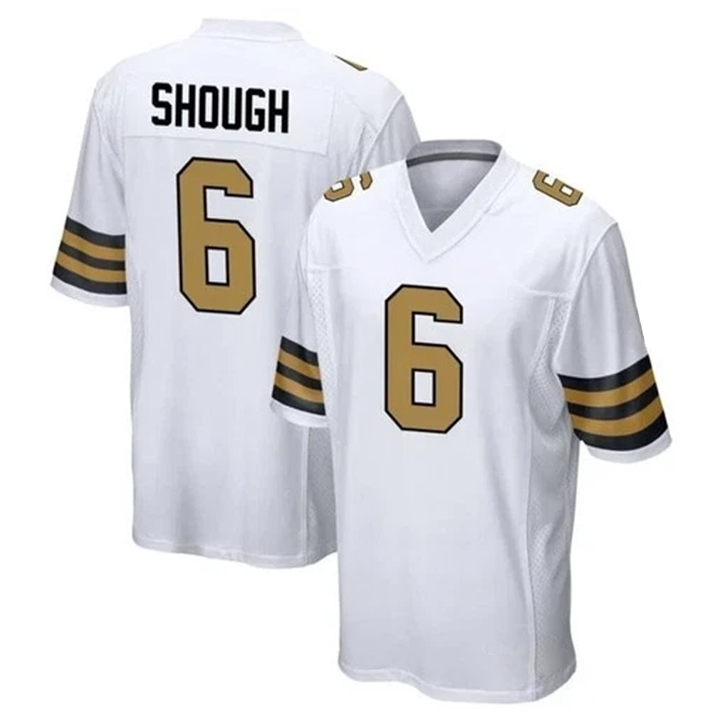 Davalo NO.Saints #6 Tyler Shough Player White Alternate Home Game Stitched Jerseys